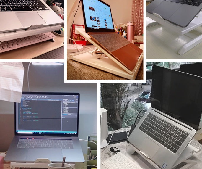 Adjustable Foldable Laptop Stand for Desk & Ergonomic Use
