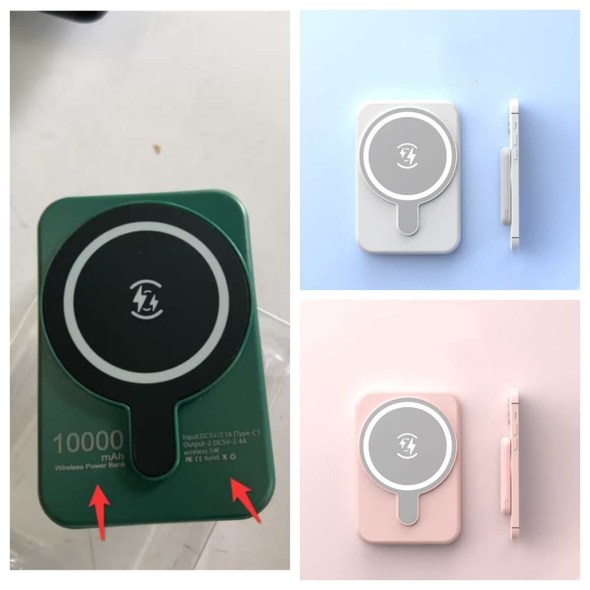 Magnetic Mini Wireless Power Bank 5000mAh Fast Charging